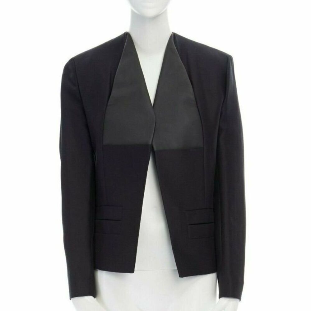 Balenciaga 2012 Leather Panel Jacket